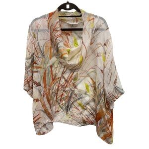 Bryn Walker Silk Watercolor Blouse